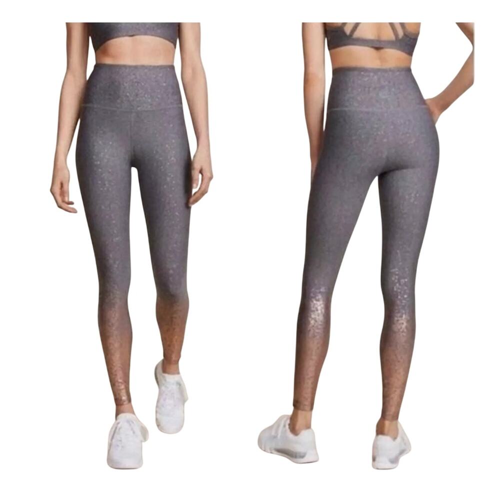 Beyond Yoga Alloy Ombre Leggings XS Speckled Foil Metallic High-Rise NWOT